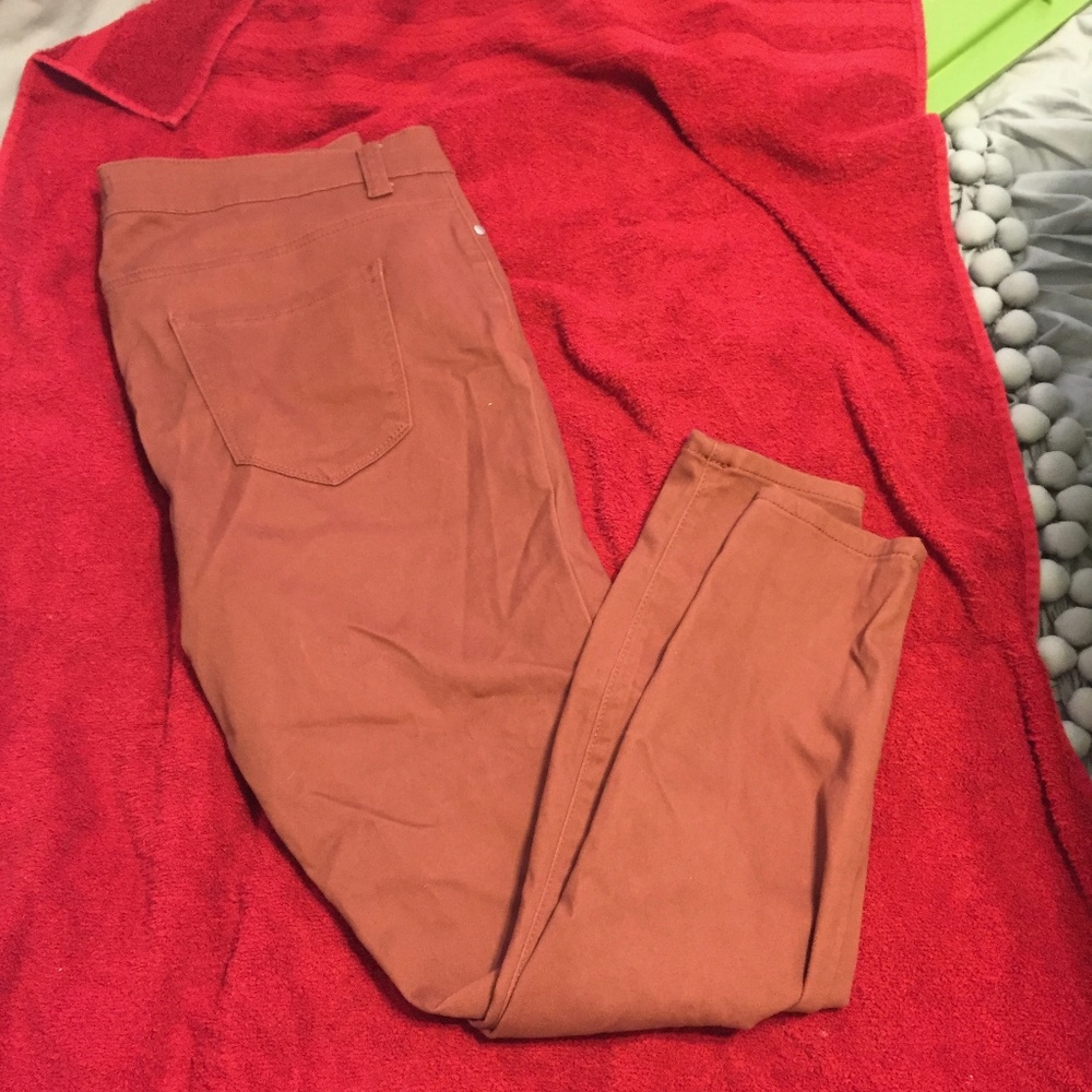 Burnt Orange Jeggings